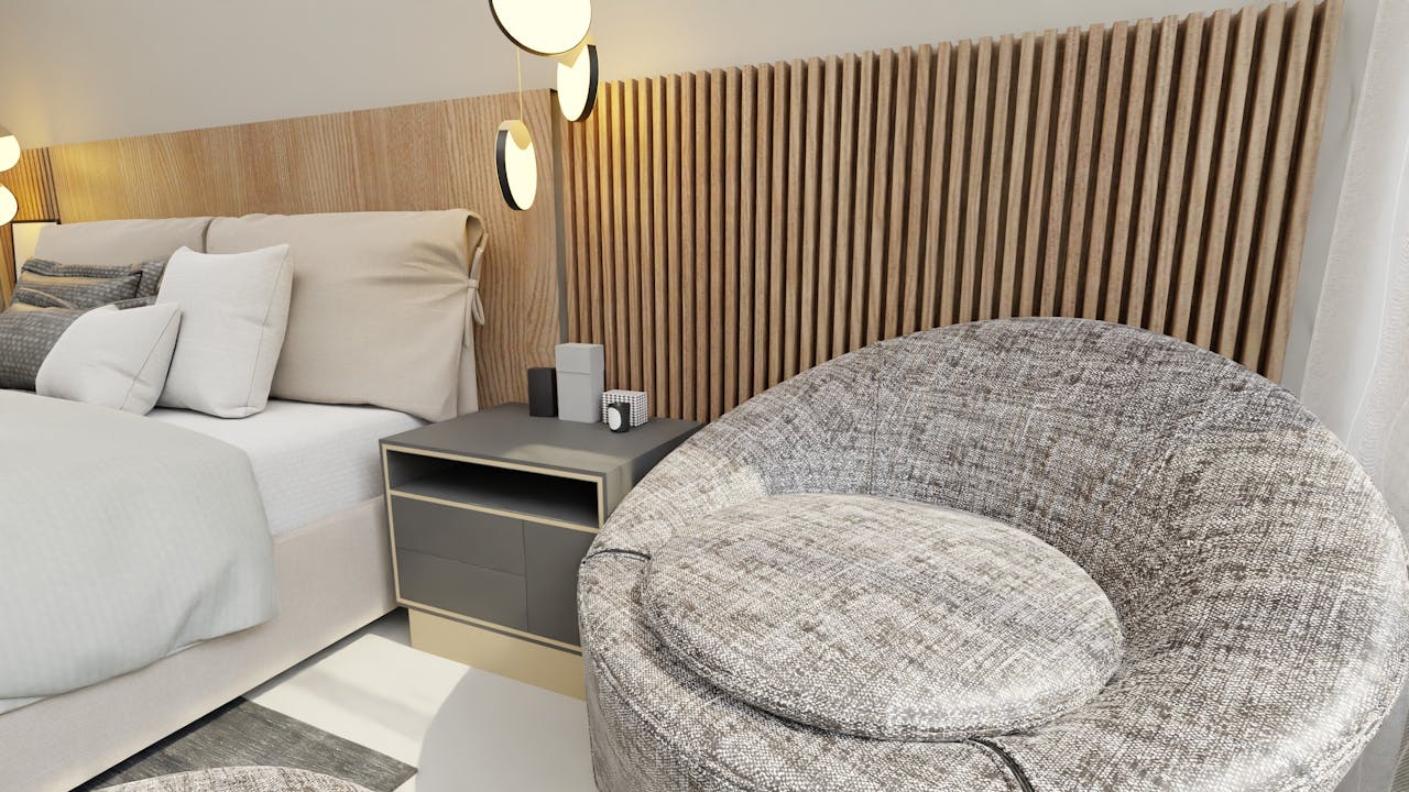 Organic home decor with asymmetrical design